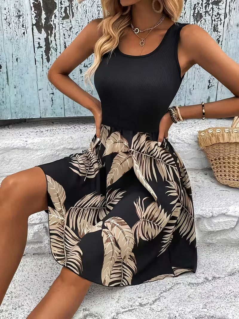 Robe de Plage Patchwork Bohème – Confort et Style Estival