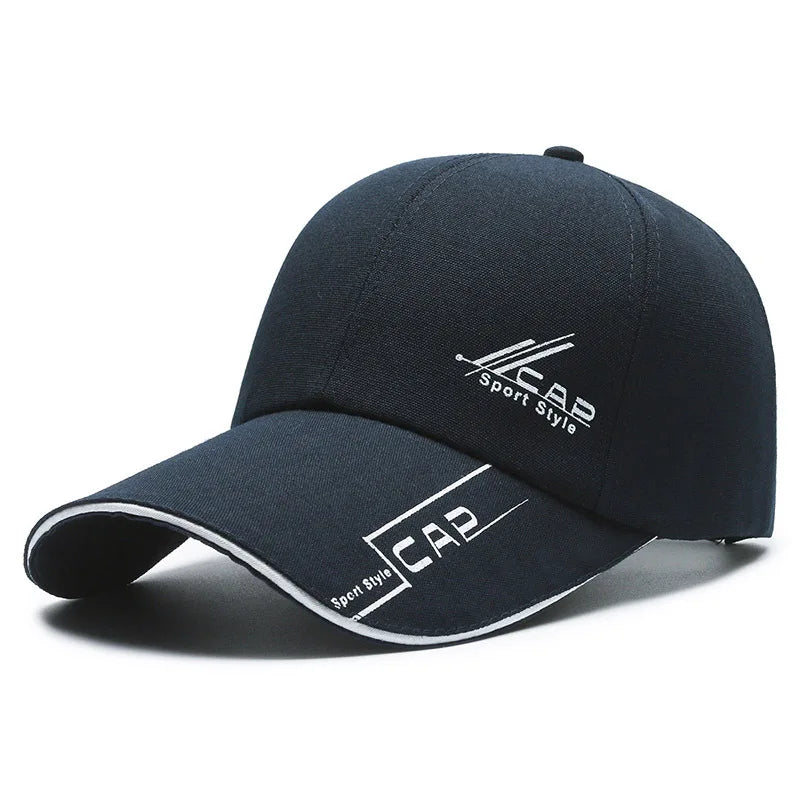 Long Brim Baseball Cap — Outdoor Sun & Fishing Hat for Men & Women