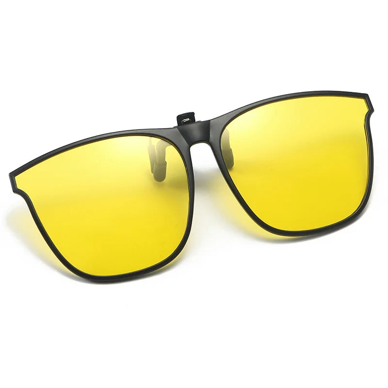 Polarized Clip-On Sunglasses – UV400 Anti-Glare Mirror Lenses