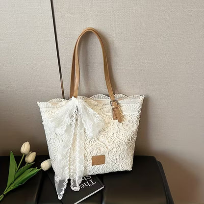 Sac Tote Grande Capacité en Dentelle