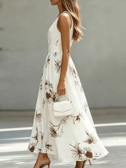 Robe Cache-Cœur Nouée Été Chic