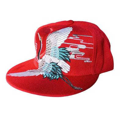 Embroidered Flat Top Baseball Cap | Hip Hop Street Style for Men & Women