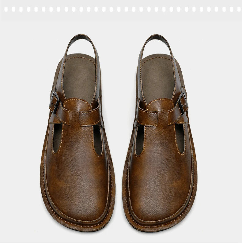 Summer Men'S Sandals Comfortable Lightweight Fashionable Sandals Outdoor Casual Slippers Oil Resistant Waterproof Home Sandals