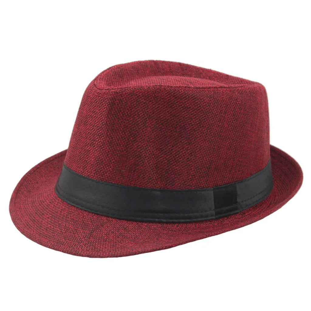 Cycling Caps Summer Men's Hats Fedoras Top Jazz Hat Bucket Bowler Hats Chapeau Fedora Hats Women Black Hat Wedding Caps