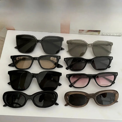 Women's UV Protection Driving Sunglasses — Fashionable Round Frame