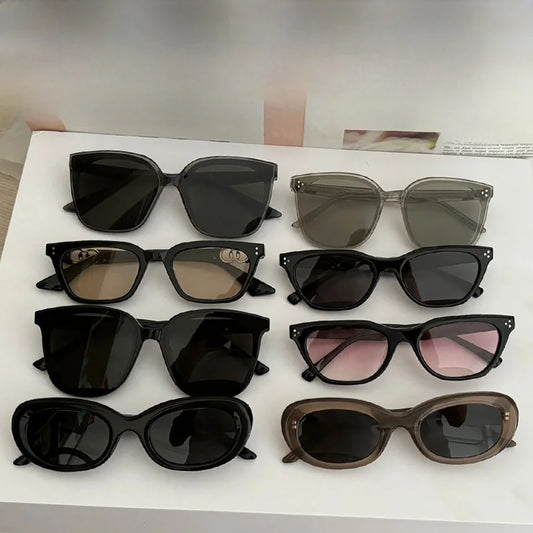 Women's UV Protection Driving Sunglasses — Fashionable Round Frame