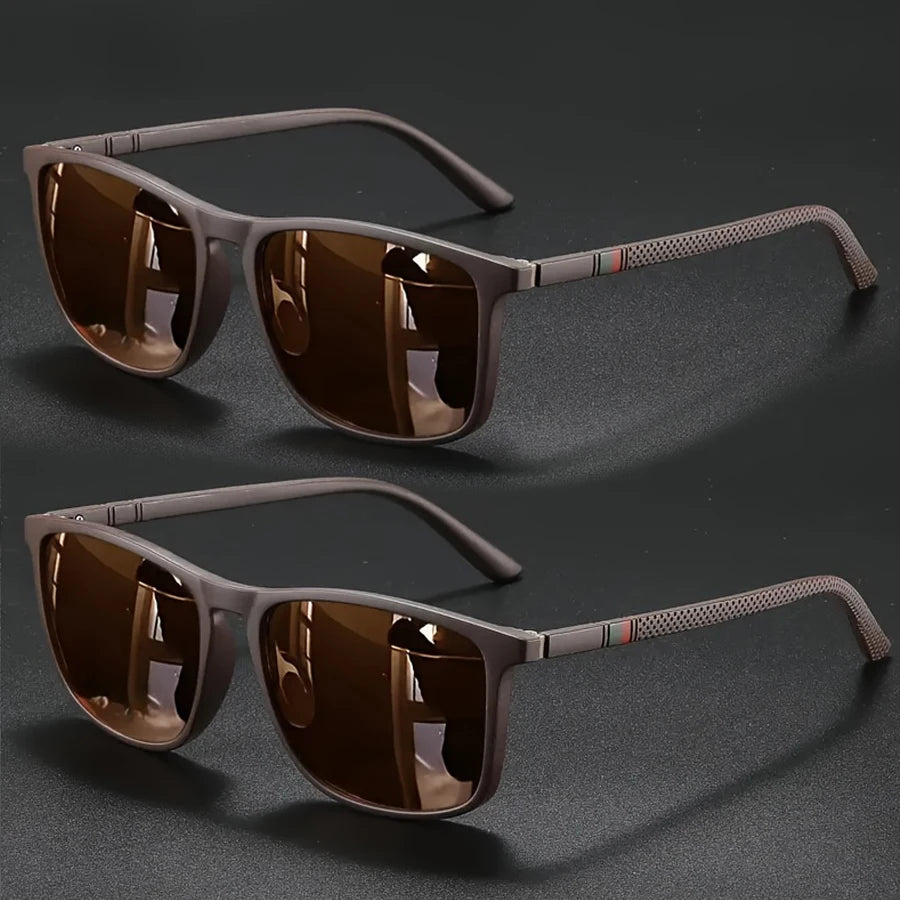 Luxury Square Vintage Sunglasses – Unisex UV400 Polarized