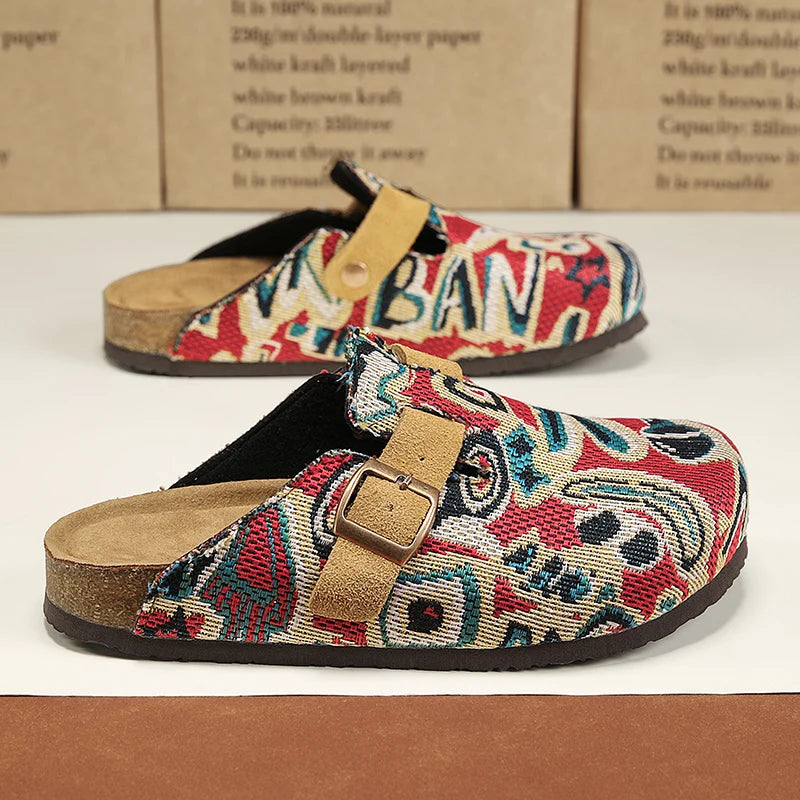 Men's Summer Sandals Casual Shoes Men Comfortable Driving Lazy Shoes Breathable Walking Shoes Non Slip Lightweight Sneakers