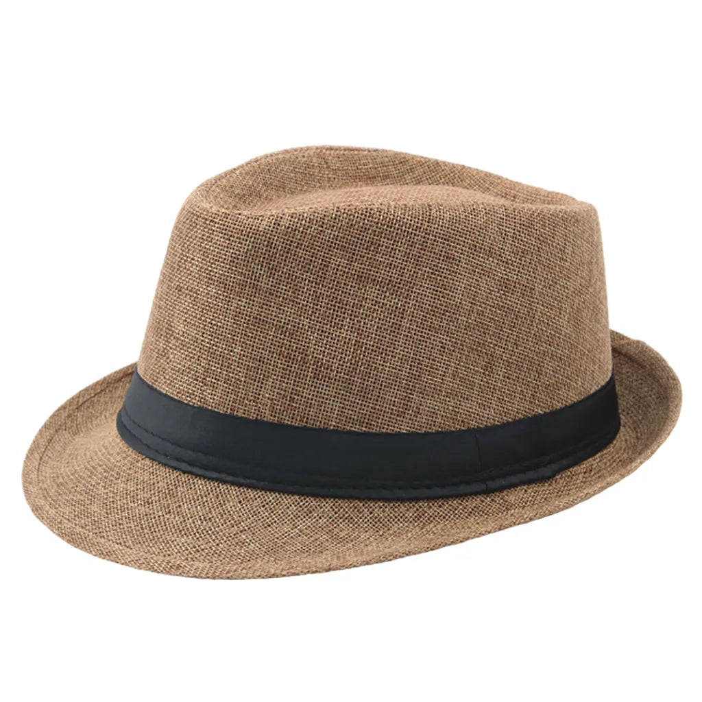Cycling Caps Summer Men's Hats Fedoras Top Jazz Hat Bucket Bowler Hats Chapeau Fedora Hats Women Black Hat Wedding Caps