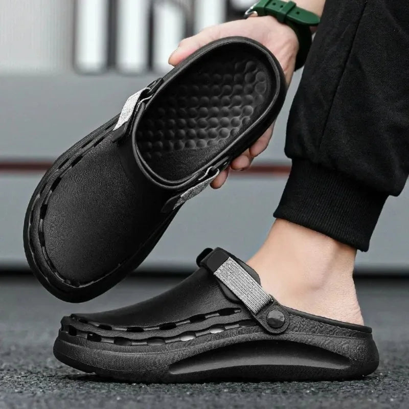 Men's Lightweight EVA Slide Sandals — Casual Beach & Indoor Slippers