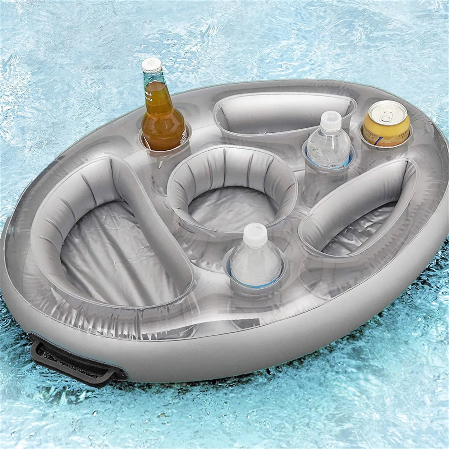 Inflatable Pool Float Cup Holder & Drink Tray 