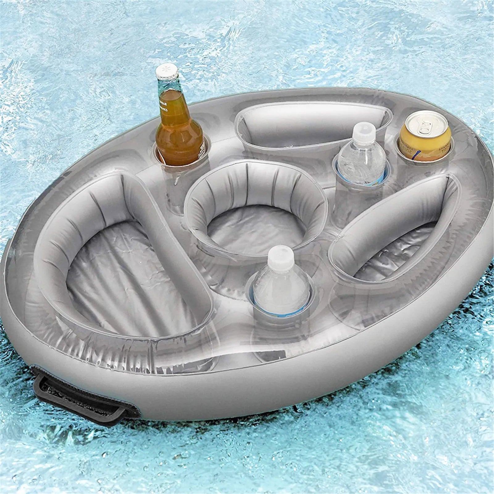 Inflatable Pool Float Cup Holder & Drink Tray 
