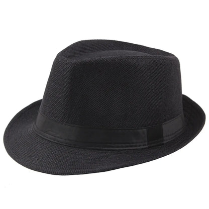 Cycling Caps Summer Men's Hats Fedoras Top Jazz Hat Bucket Bowler Hats Chapeau Fedora Hats Women Black Hat Wedding Caps