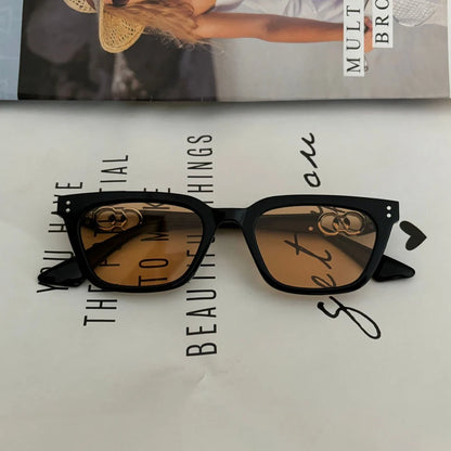 Women's UV Protection Driving Sunglasses — Fashionable Round Frame