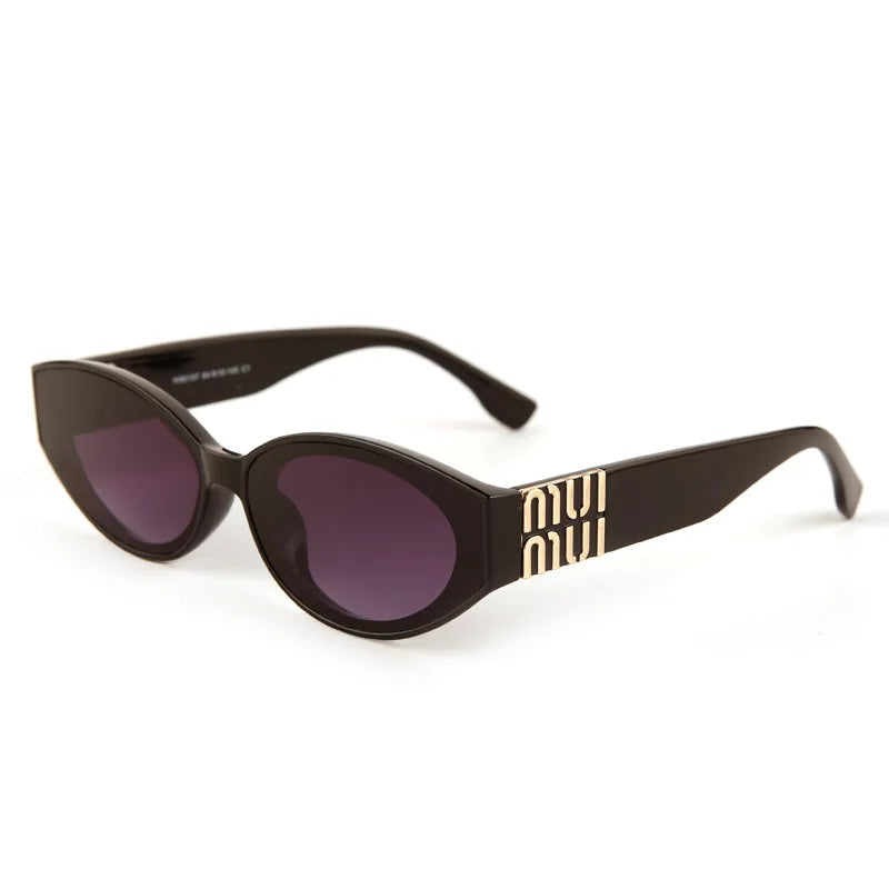 Glamour Oval Sunglasses – Unisex UV400 Gradient Lenses