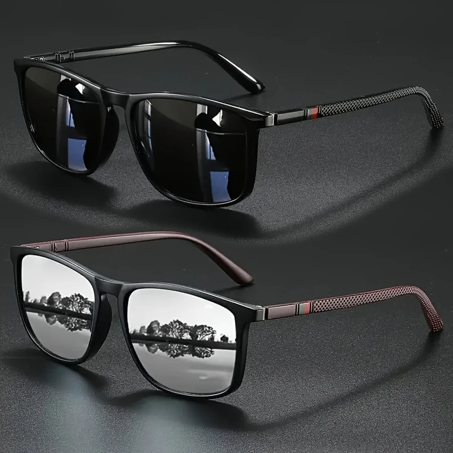 Luxury Square Vintage Sunglasses – Unisex UV400 Polarized