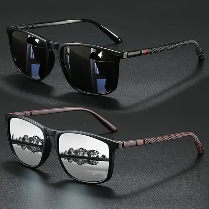 Luxury Square Vintage Sunglasses – Unisex UV400 Polarized