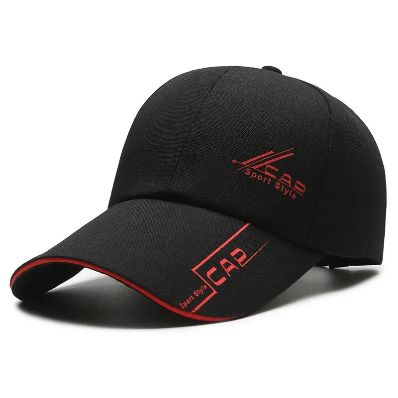 Long Brim Baseball Cap — Outdoor Sun & Fishing Hat for Men & Women