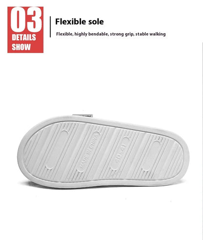 Men's Summer Beach Sandals — Comfortable PVC with High-Grip Rubber Outsole