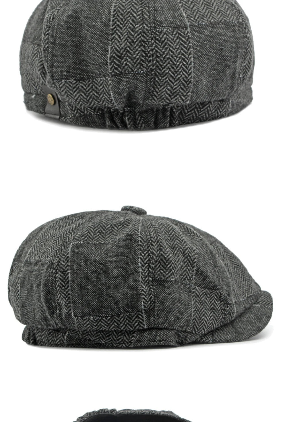 HT4341 Beret Cap Spring Autumn Caps for Men Women Vintage Plaid Octagonal Cap Hat Female Retro Artist Painter Male Beret Hats