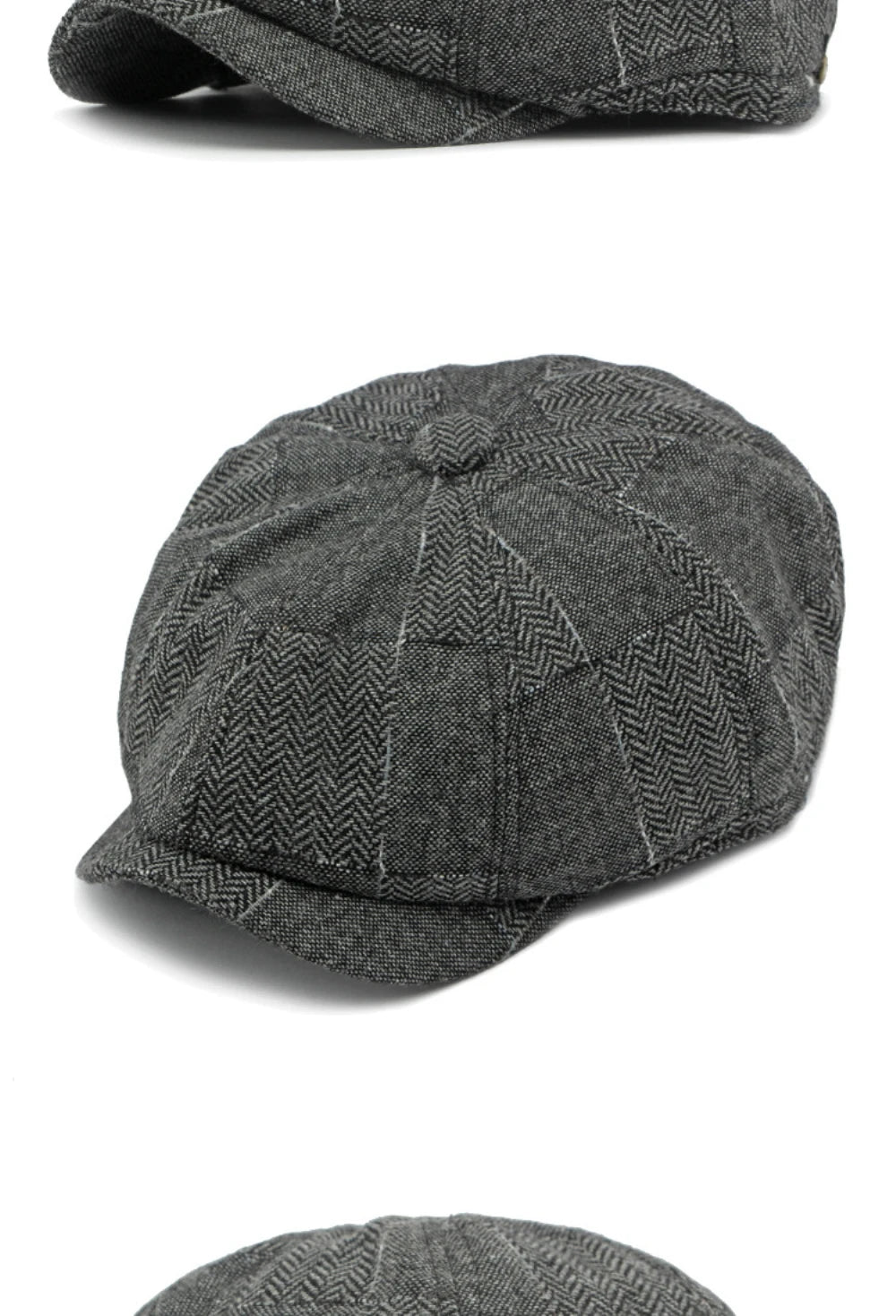 HT4341 Beret Cap Spring Autumn Caps for Men Women Vintage Plaid Octagonal Cap Hat Female Retro Artist Painter Male Beret Hats