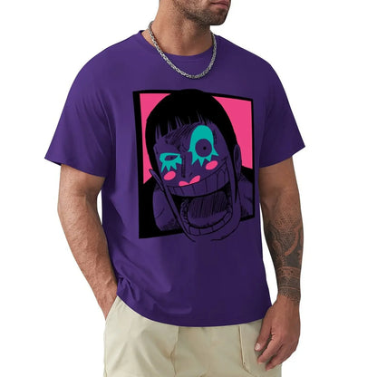 One Piece Bon Clay / Mr.2 Bon Kurei Vintage Graphic T-Shirt — Men's Cotton Anime Tee