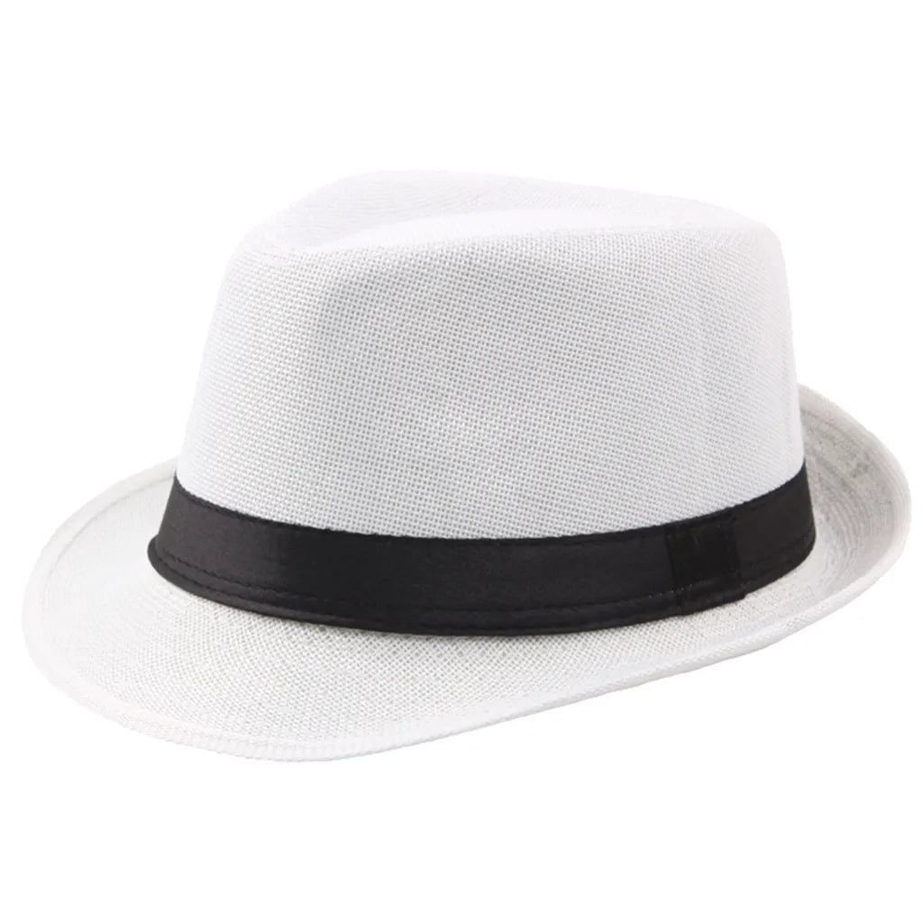 Cycling Caps Summer Men's Hats Fedoras Top Jazz Hat Bucket Bowler Hats Chapeau Fedora Hats Women Black Hat Wedding Caps