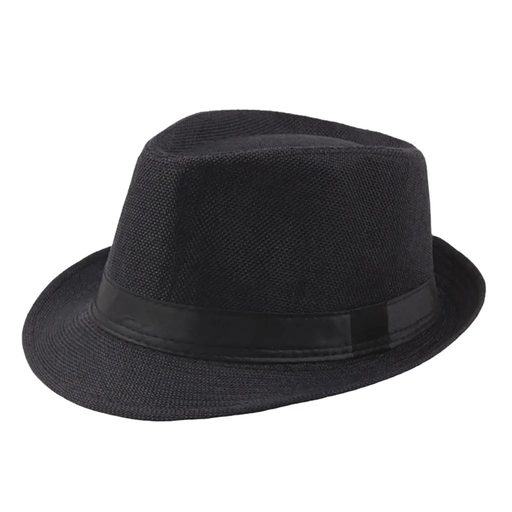 Cycling Caps Summer Men's Hats Fedoras Top Jazz Hat Bucket Bowler Hats Chapeau Fedora Hats Women Black Hat Wedding Caps