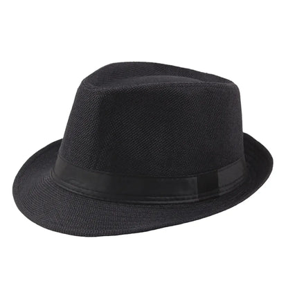 Cycling Caps Summer Men's Hats Fedoras Top Jazz Hat Bucket Bowler Hats Chapeau Fedora Hats Women Black Hat Wedding Caps