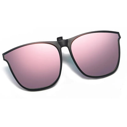 Polarized Clip-On Sunglasses – UV400 Anti-Glare Mirror Lenses