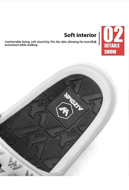Men's Summer Beach Sandals — Comfortable PVC with High-Grip Rubber Outsole