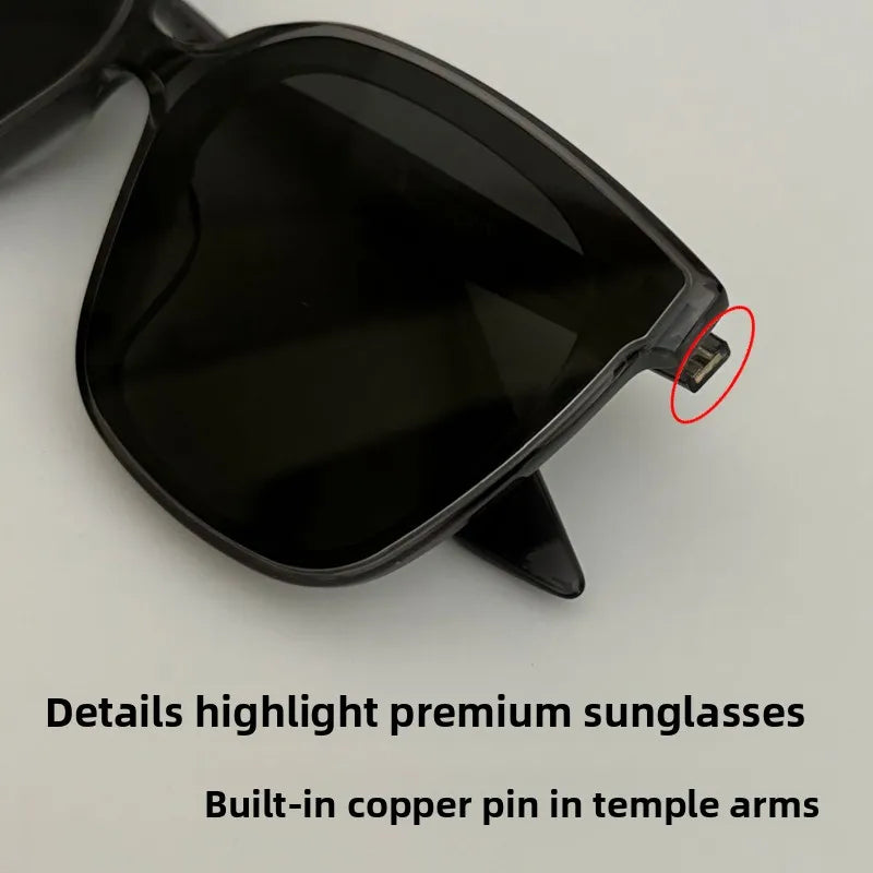Women's UV Protection Driving Sunglasses — Fashionable Round Frame