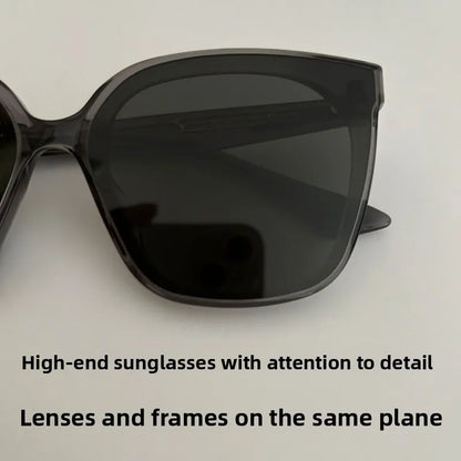 Women's UV Protection Driving Sunglasses — Fashionable Round Frame