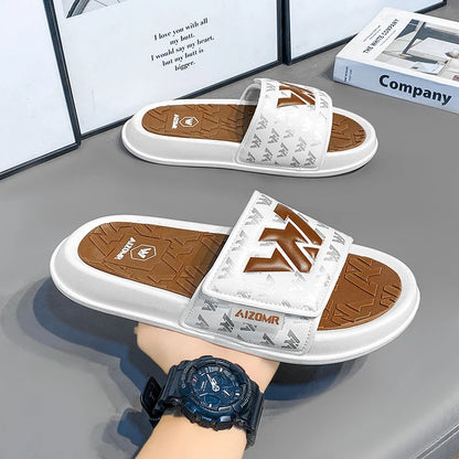 Men's Summer Beach Sandals — Comfortable PVC with High-Grip Rubber Outsole