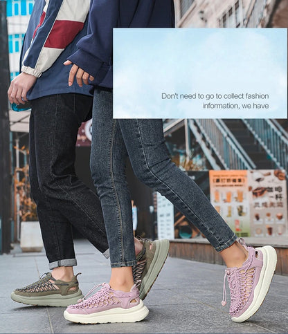 Men's Summer Fashionable Outdoor Sandals Wading Shoes Men's and Women's Beach Shoes These Sandals Are Perfect for The Beach
