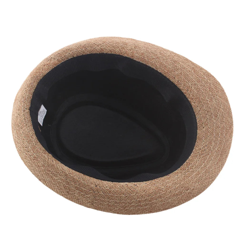 Cycling Caps Summer Men's Hats Fedoras Top Jazz Hat Bucket Bowler Hats Chapeau Fedora Hats Women Black Hat Wedding Caps