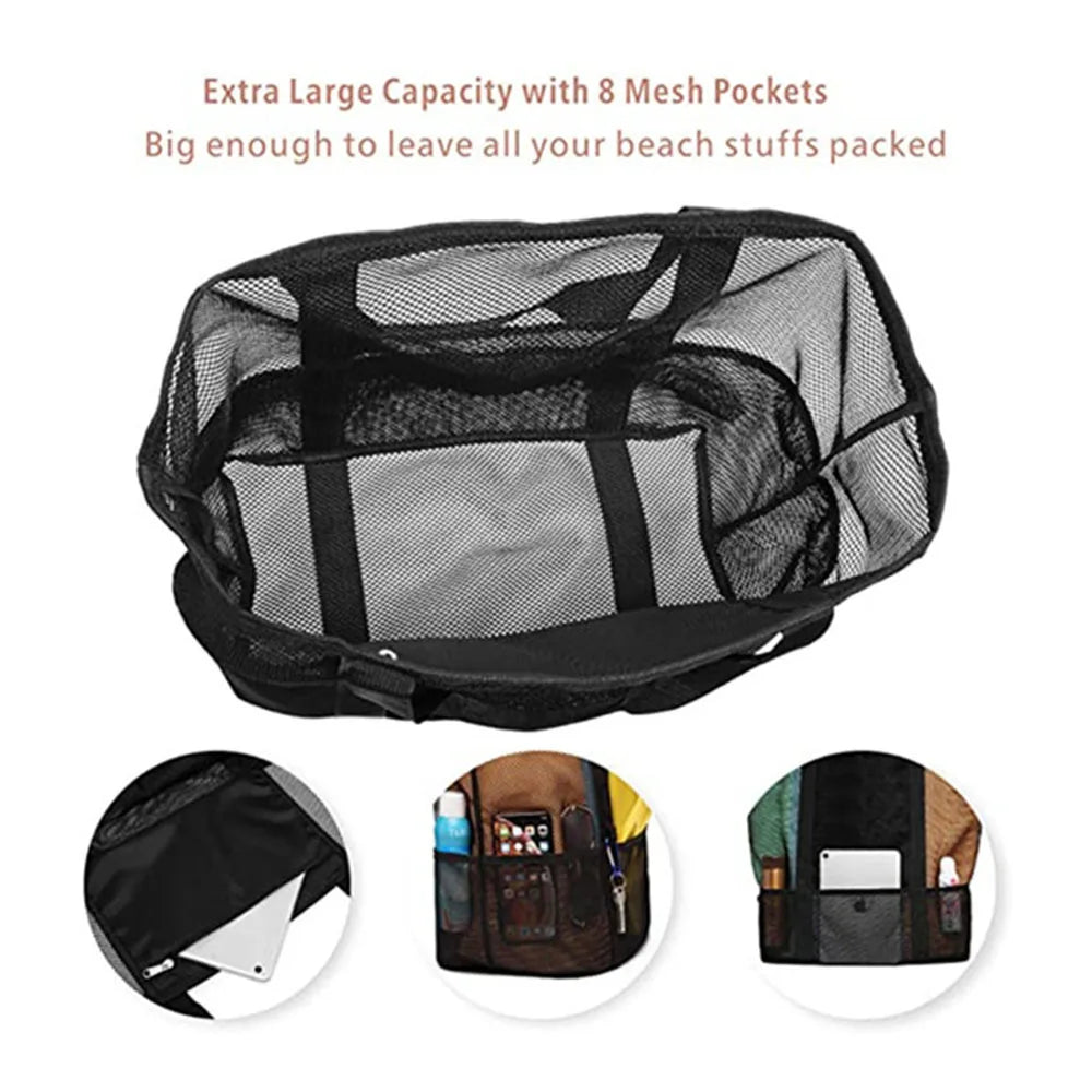 Mesh Beach Bag Waterproof Sandproo