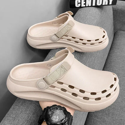 Men's Lightweight EVA Slide Sandals — Casual Beach & Indoor Slippers