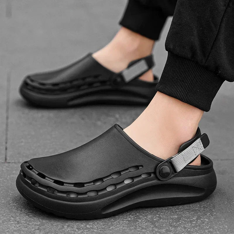 Men's Lightweight EVA Slide Sandals — Casual Beach & Indoor Slippers