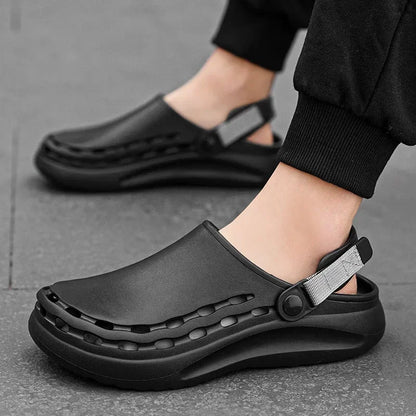 Men's Lightweight EVA Slide Sandals — Casual Beach & Indoor Slippers