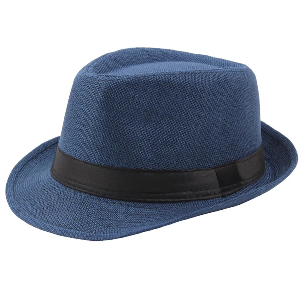 Cycling Caps Summer Men's Hats Fedoras Top Jazz Hat Bucket Bowler Hats Chapeau Fedora Hats Women Black Hat Wedding Caps