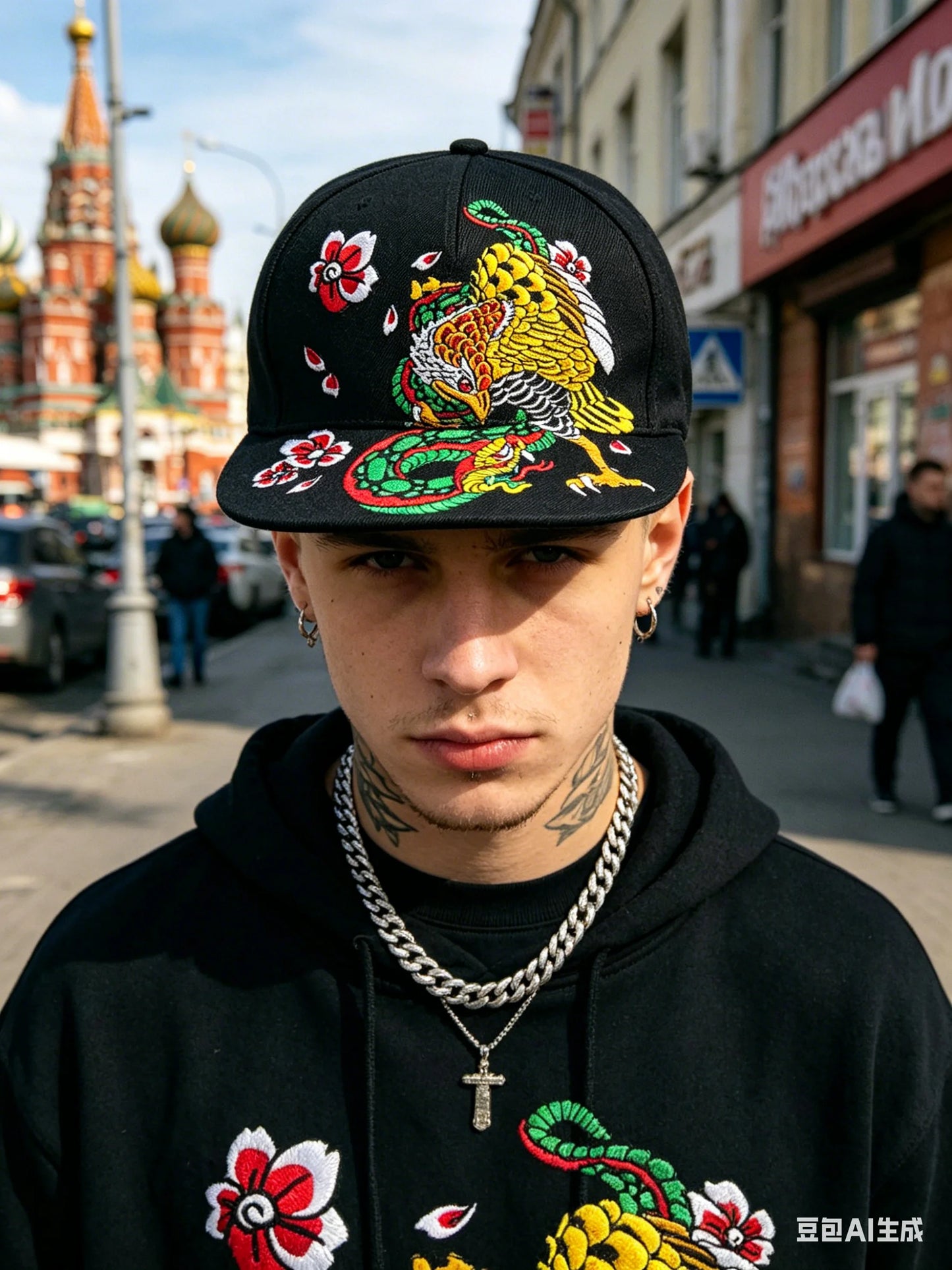 Embroidered Flat Top Baseball Cap | Hip Hop Street Style for Men & Women