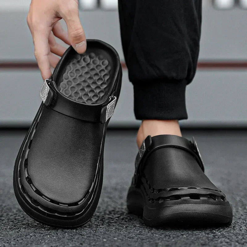 Men's Lightweight EVA Slide Sandals — Casual Beach & Indoor Slippers