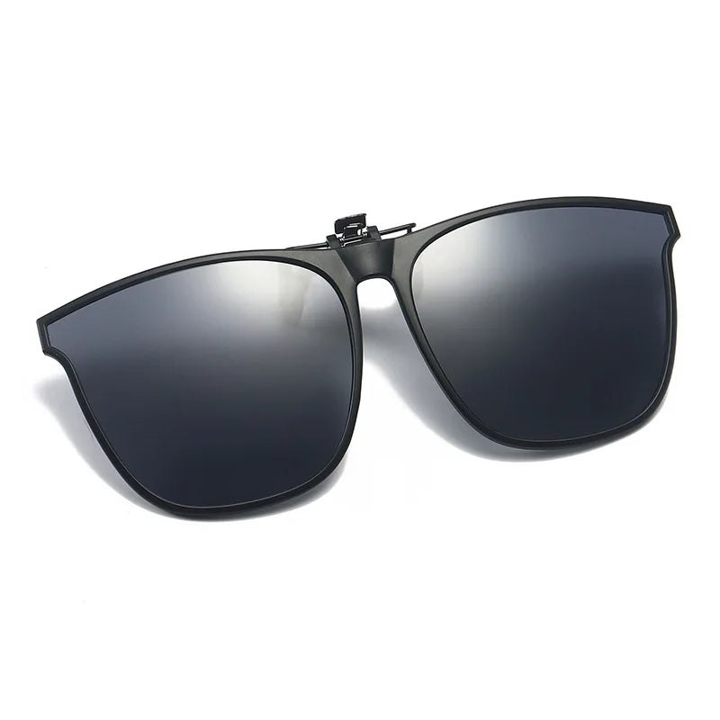 Polarized Clip-On Sunglasses – UV400 Anti-Glare Mirror Lenses