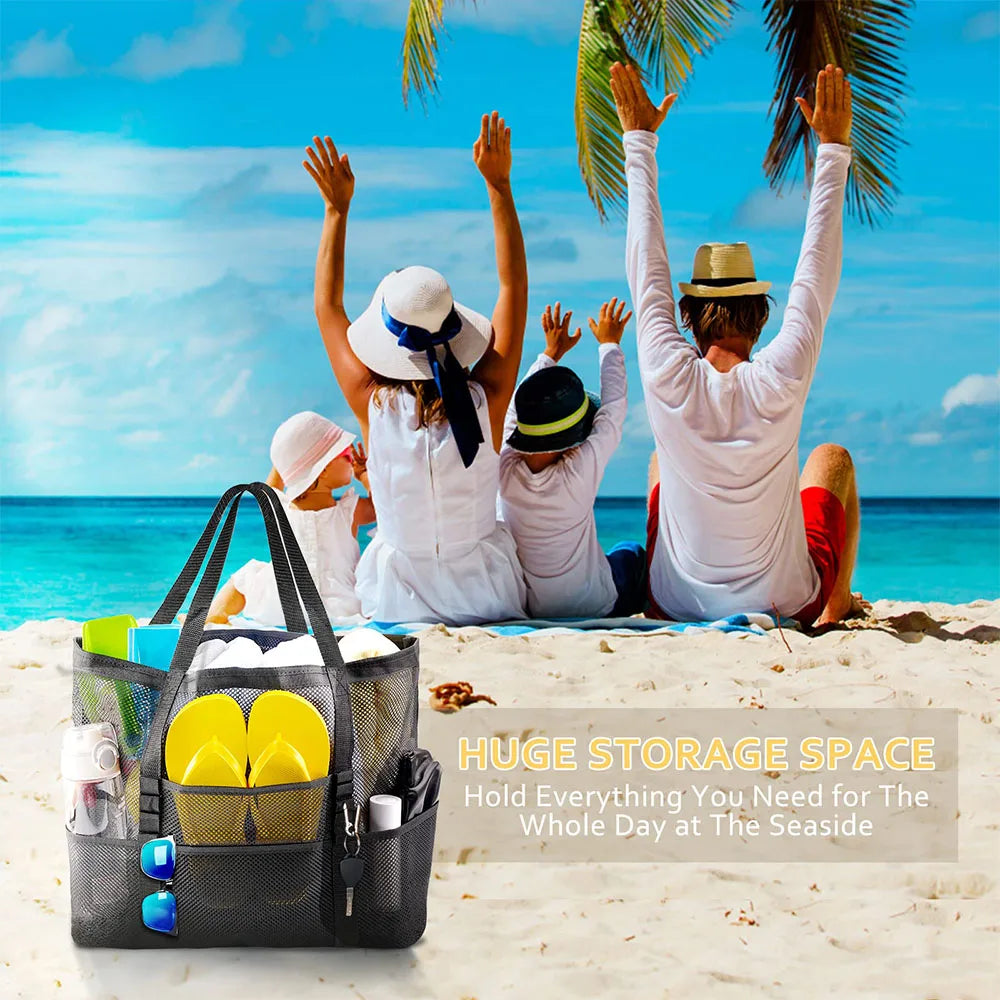 Mesh Beach Bag Waterproof Sandproo