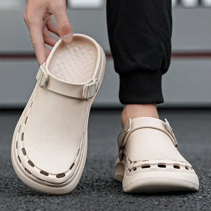 Men's Lightweight EVA Slide Sandals — Casual Beach & Indoor Slippers