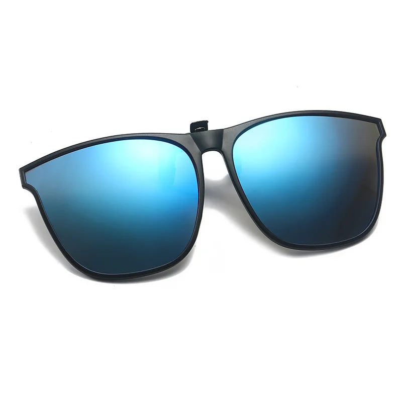 Polarized Clip-On Sunglasses – UV400 Anti-Glare Mirror Lenses