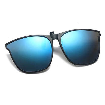 Polarized Clip-On Sunglasses – UV400 Anti-Glare Mirror Lenses