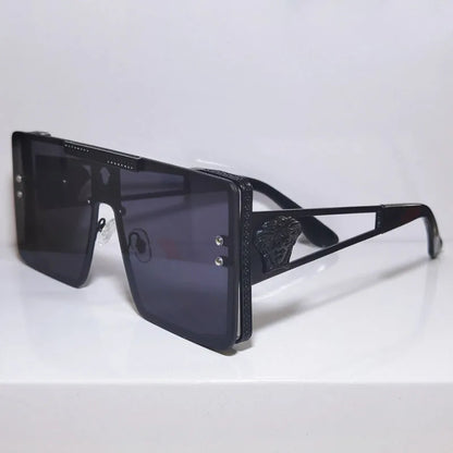 Oversized Metal Frame Sunglasses – Unisex Polarized Street Style