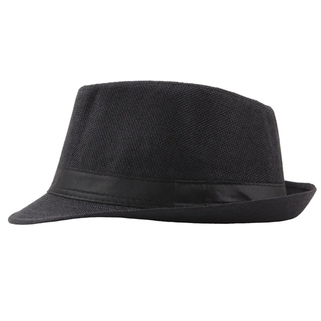 Cycling Caps Summer Men's Hats Fedoras Top Jazz Hat Bucket Bowler Hats Chapeau Fedora Hats Women Black Hat Wedding Caps